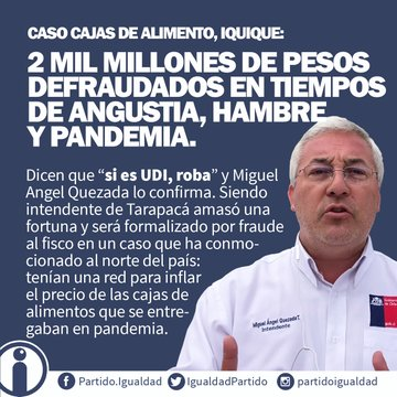 SiniusN2's tweet photo. Quezada UDI
2000 millones

Ladrón de dineros públicos

 #DerechaCorrupta https://t.co/f7vzjFBMA7