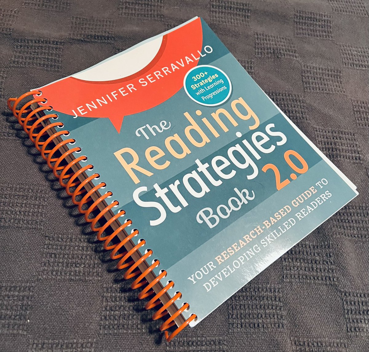 MsYung3's tweet photo. Nerding out over @JSerravallo’s new book 😍 #thereadingstrategiesbook 2.0 https://t.co/OHS7KeoO2F