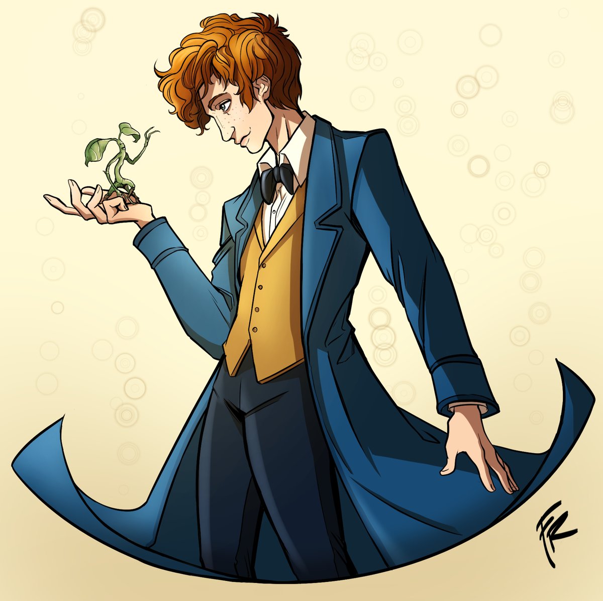 Fred_art_95's tweet photo. “Imperfect understanding is often more dangerous than ignorance.” Cit #newtscamander #HarryPotter #harrypotterfanart #fanart #FantasticBeasts #pickett #myart https://t.co/QMj2m3d9JH