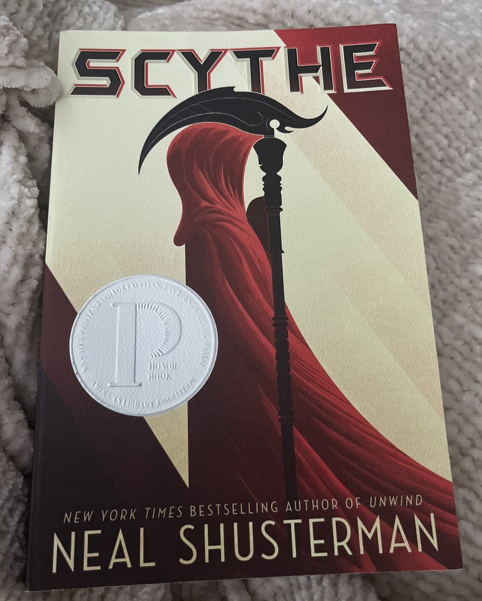 thebibliobarbie's tweet photo. Weekend plans! #scythe https://t.co/urfndYYzur