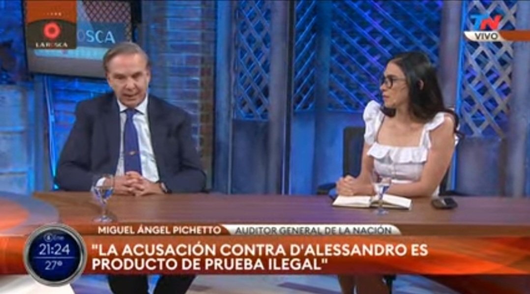 "La acusación contra D'Alessandro es producto de prueba ilegal"

<a href="/MiguelPichetto/">Miguel Ángel Pichetto</a> en #LaRosca