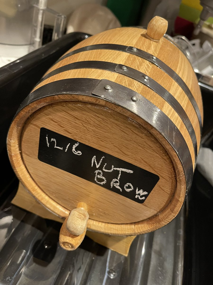 CoffeeSasquatch's tweet image. #barrelaging #nutbrownale #homebrewing
