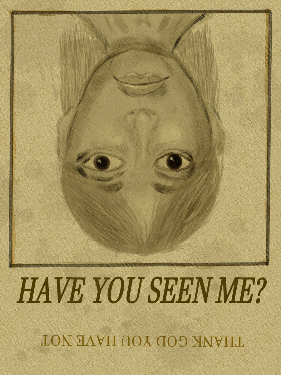 Cryopteryx1's tweet photo. "Something's off about 'em, everything seems... upside down?"

#art #horror #HorrorArt #ThatcherEffect https://t.co/C5bsvqyhpv
