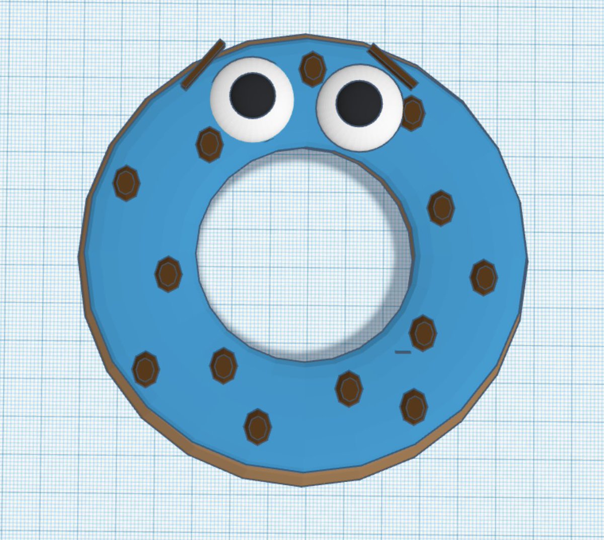 MOdebbiewells's tweet photo. After reading the book, Dozens of Doughnuts, by @CarrieFinison, 4th &amp; 5th grade Ss have been challenged to create custom doughnuts using @tinkercad. Ss are learning basic CAD functions using dimensions, angles, and creative problem solving to design their doughnuts. So cute! https://t.co/pH22kO9IwQ