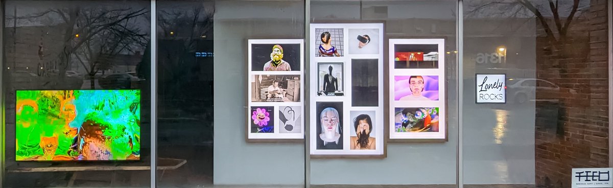 LonelyRocksArt's tweet image. Lonely ROCKS on display at FEED, @bentoncbainbrid’s 50K sq foot art space in Erie, PA