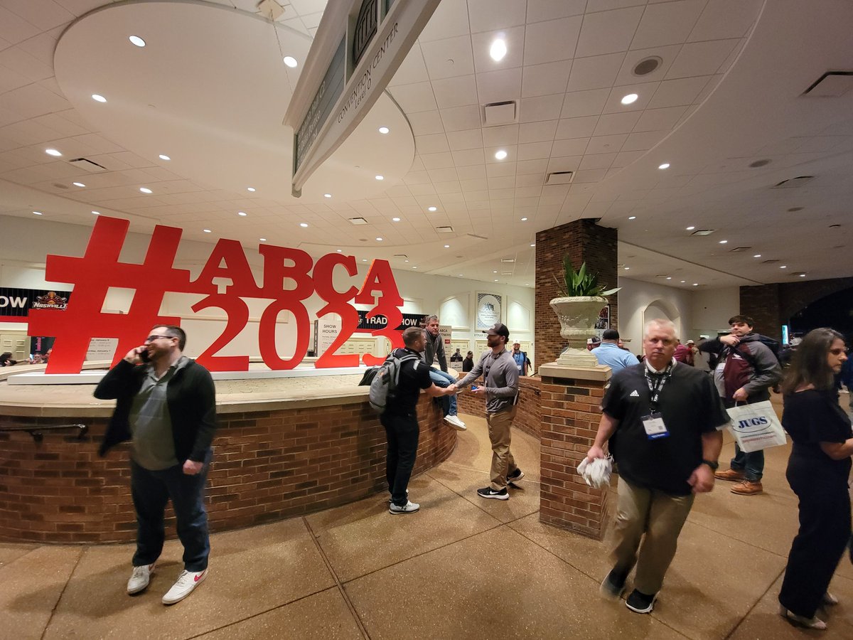 AstroTurfUSA's tweet image. Our crew was crushing it today at @ABCA1945 Convention. Come see us at booth 608 tomorrow morning 💪⚾️ 

@GKlotz7 @TheSwens57 @Garrett_Bare @Schrayguy #AstroTurf #ABCA2023