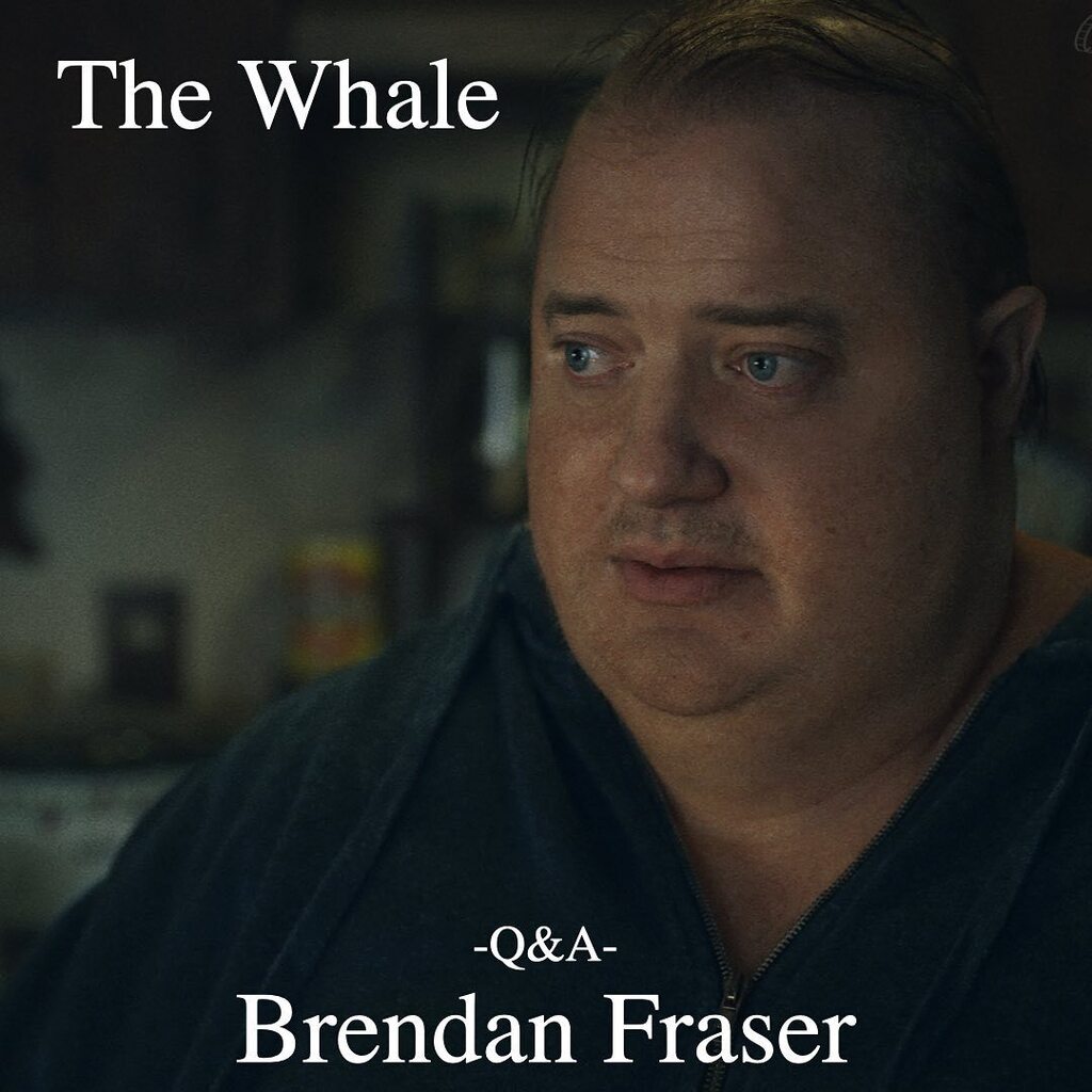 【The Whale】 Check out our Q&A with #brendanfraser. 

▶︎Click to see the actual link in our Instagram profile. 

@Thewhalemov @sadiesink_ @tysimpkins #Hongchau #Samueldhunter #samanthamorton @sathyayayaya @darrenaronofsky #TheWhale 
 #cinemadailyus instagr.am/p/CnF75Jvpdot/