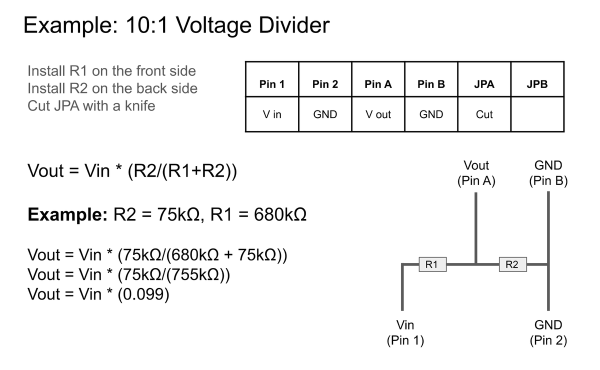 aebejcek's tweet photo. Yesterday, on 🐘, I shared an example of how to use #ChipsOnAStick to make an inline voltage divider.  Check it out: https://t.co/Ol08gZiD3h
If it looks interesting to you, check out the product page for #ChipsOnAStick in my @tindie store! https://t.co/nwg2zPfR0L https://t.co/erypSOlJHm