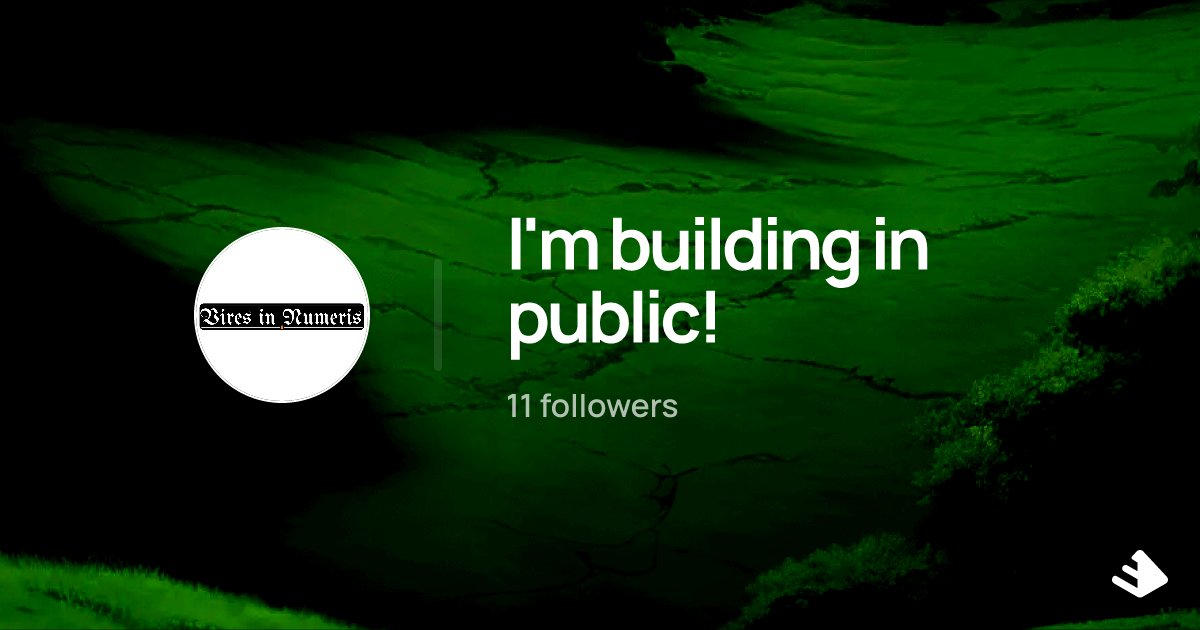 medicyp's tweet photo. Starting my journey of building in public with buildspace https://t.co/119kL6Zurh