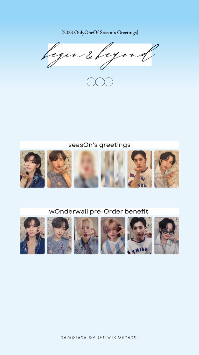 flwrconfetti's tweet photo. OnlyOneOf Season's Greetings photocard template 

updated: Jan 06 2023

온리원오브 | #OnlyOneOf https://t.co/slEakV8SA7