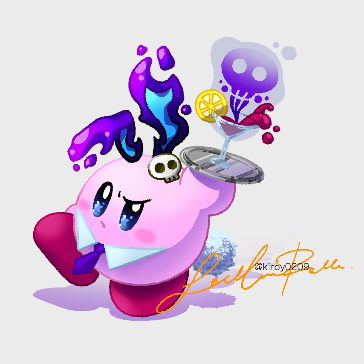 パピちゃんページ 別垢でポイズンカービィちゃん描いたのでこっちにも上げます！ 見てね💋