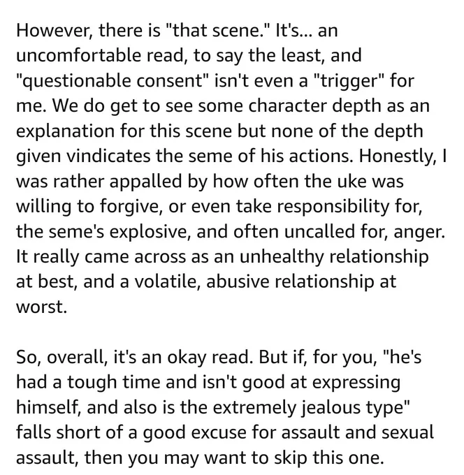 The review speaks to my entire experience reading this series 