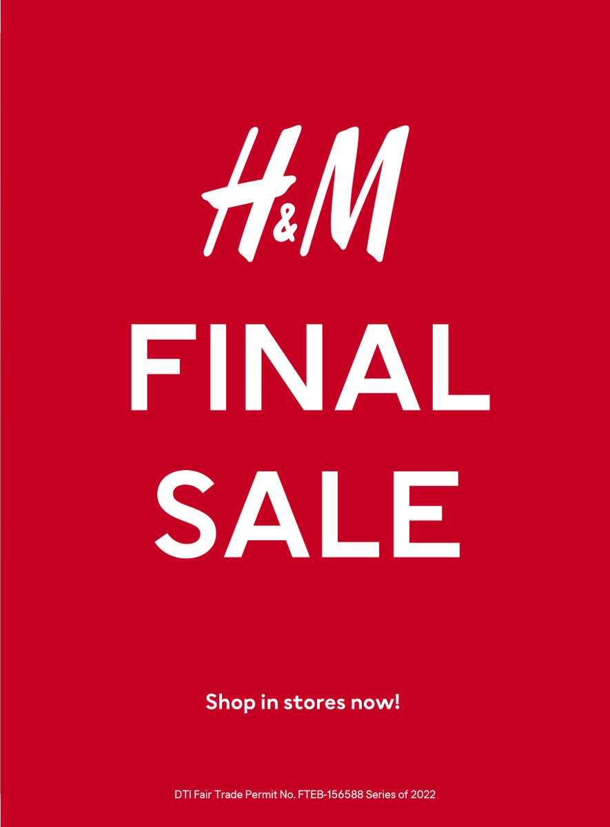hmphilippines's tweet photo. H&amp;M FINAL SALE! Holiday sale is about to end! Make sure you check out these home items in great deals in our H&amp;M Home stores: SM Makati, Robinsons Place, Robinsons Magnolia, SM North Edsa, SM Mall of Asia, SM Southmall, UP Town Center and Ayala Cebu. #HMSale https://t.co/nSfYdqvzb6
