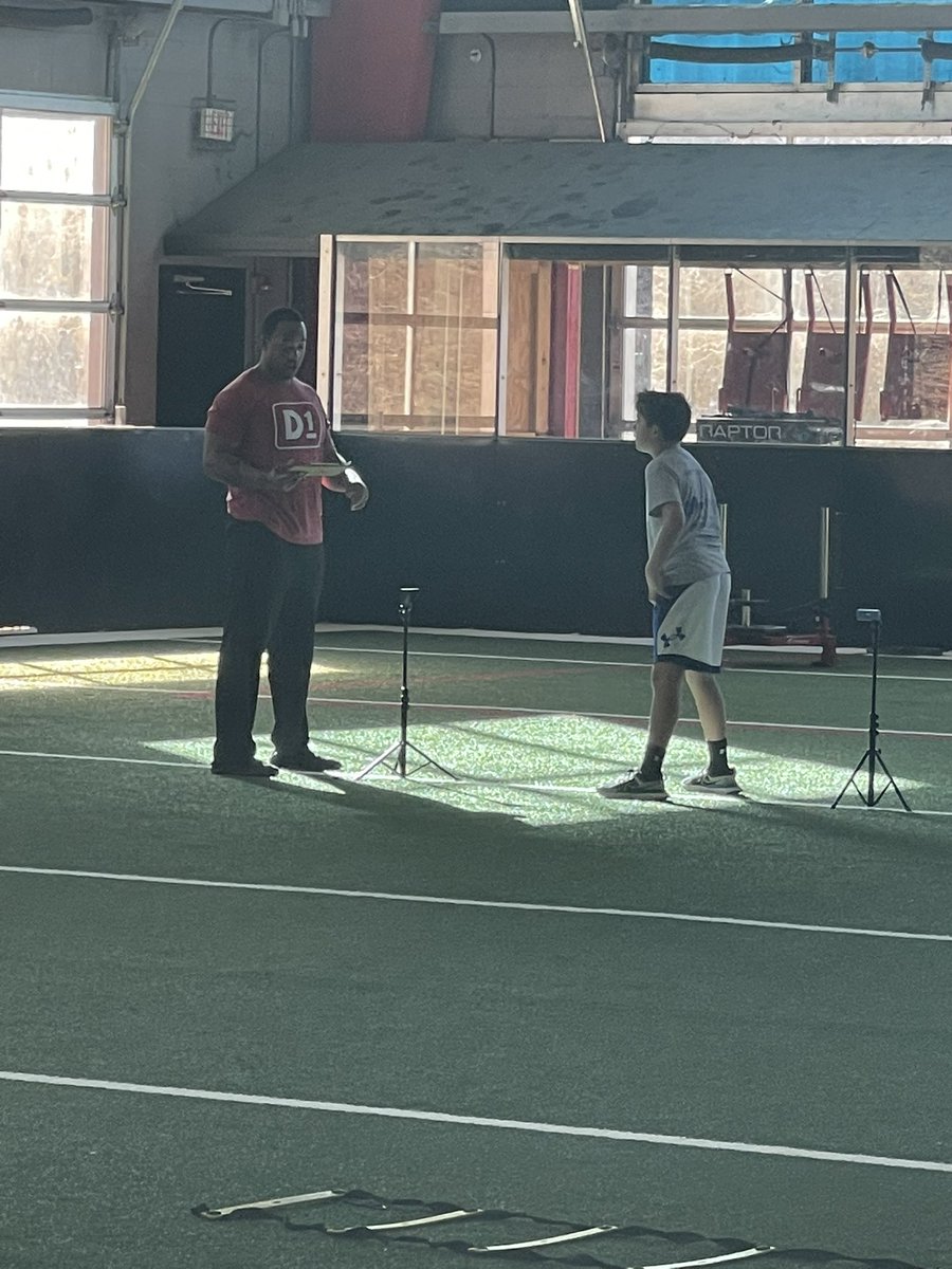 Little Brad has begged me to get him personal training to work on his speed and agilities and development, so for Christmas I told him if he really wanted to do this I would do it for him. He started yesterday at <a href="/D1_HardinValley/">D1 Knoxville</a> he was so excited to start yesterday 🏈