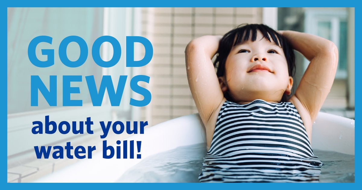 calwater's tweet photo. Good news: Starting this month, most Cal Water customers will see a lower water bill! Our rates/bills match the actual cost of service, which means that when costs go down, your bill will reflect that. #ReliabilityRunsDeep https://t.co/FI6YPzouW0