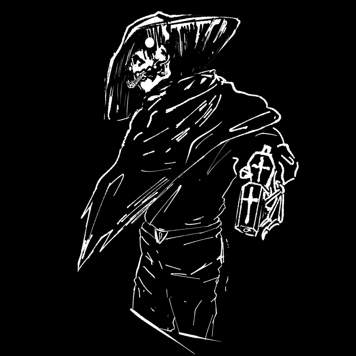 Pungan_'s tweet photo. ☠️stoagies and skulls are the best of vibes☠️
#blackandwhite #inksanity #sketches #digitalart #digital #CLIPSTUDIO #art #artistsontwitter #digitalart #digital #demon #devil #characterdesign #characterart #characterconcept #DigitalArtist #commissionsopen #Commission #commissions https://t.co/3t2rtalvDn