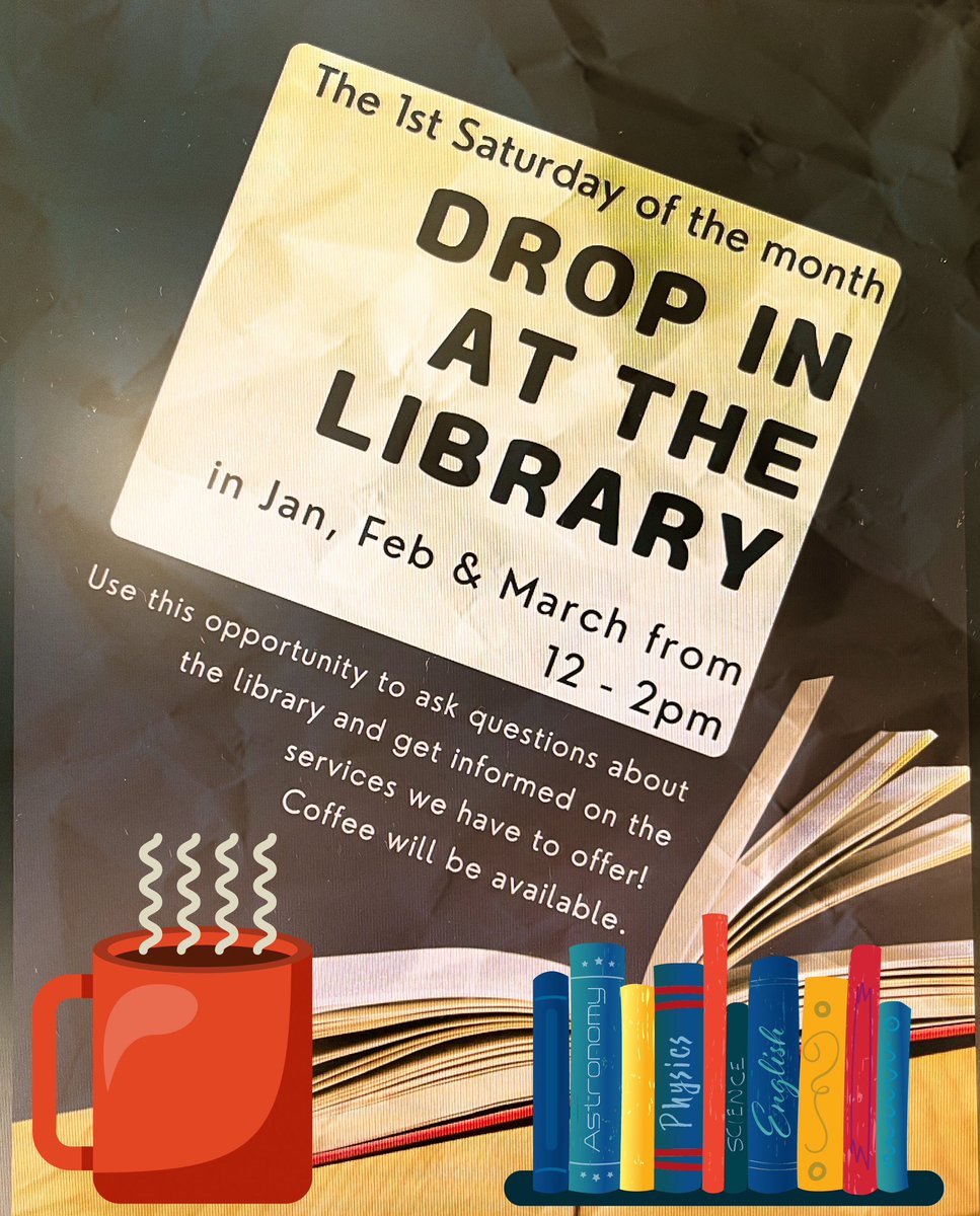 AllardLibrary's tweet image. Visit the library in St. Georges on January 7 from 12-2 pm to take a library tour, sign up for a membership, use the library catalogue, find out how to use the Libby app to access e-books, and lots more. See you there!
