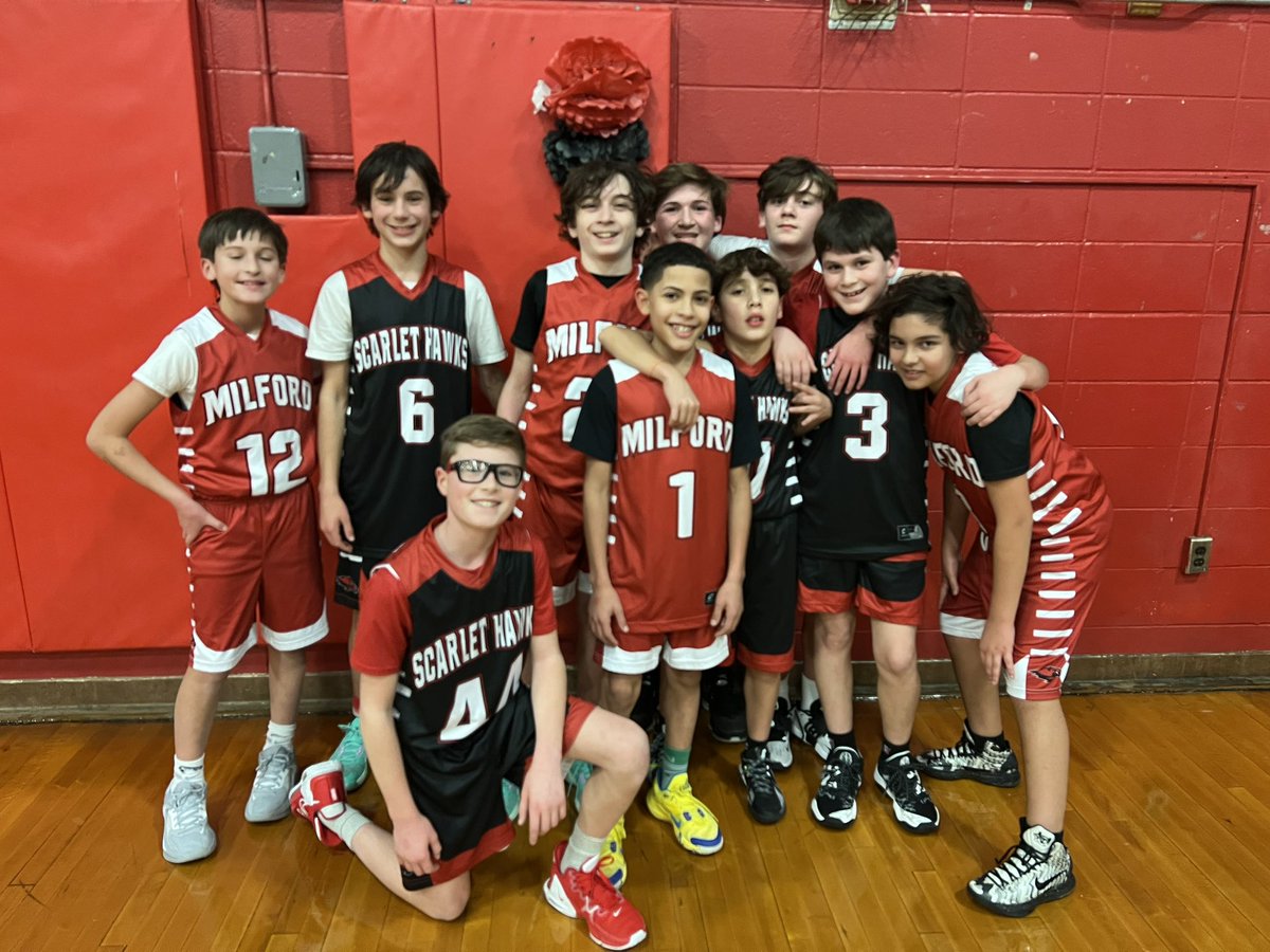 Milford Boys Basketball battled HOCK Rival NA tonight at home and grabbed a Great Home “W”, RAWK ON!$!Fantastic 6th Grade Exhibition too!$!🔥🏀 @jcotlin @MilfordSchools @MHSBoosters2 @Chappy8611 @LauriePinto5 @HawkNationAT