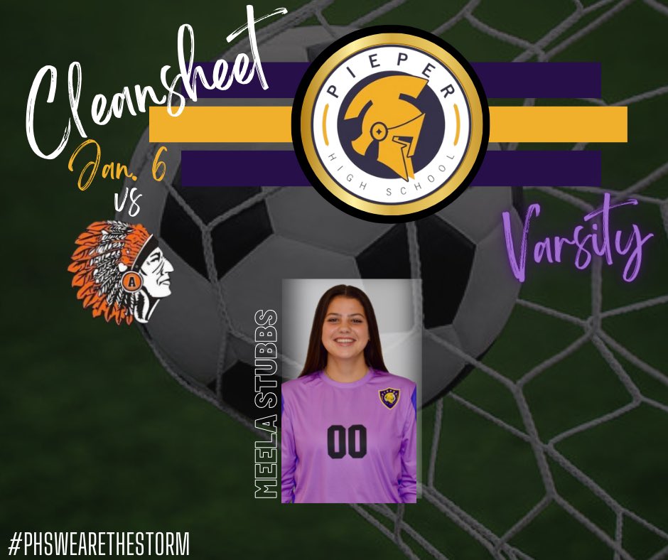 SCUC Shootout Day 2: PHS Girls soccer came out on top VS Gonzales HS.
GOALS
Zea Gonzalez ⚽️
Lucabella Davis ⚽️
Ariana Vazquez ⚽️
ASSISTS
Addyson Jimenez 🅰️
Ava Trevino 🅰️
Zea González 🅰️
CLEAN SHEET 
Meela Stubbs🧤
#phswearethestorm