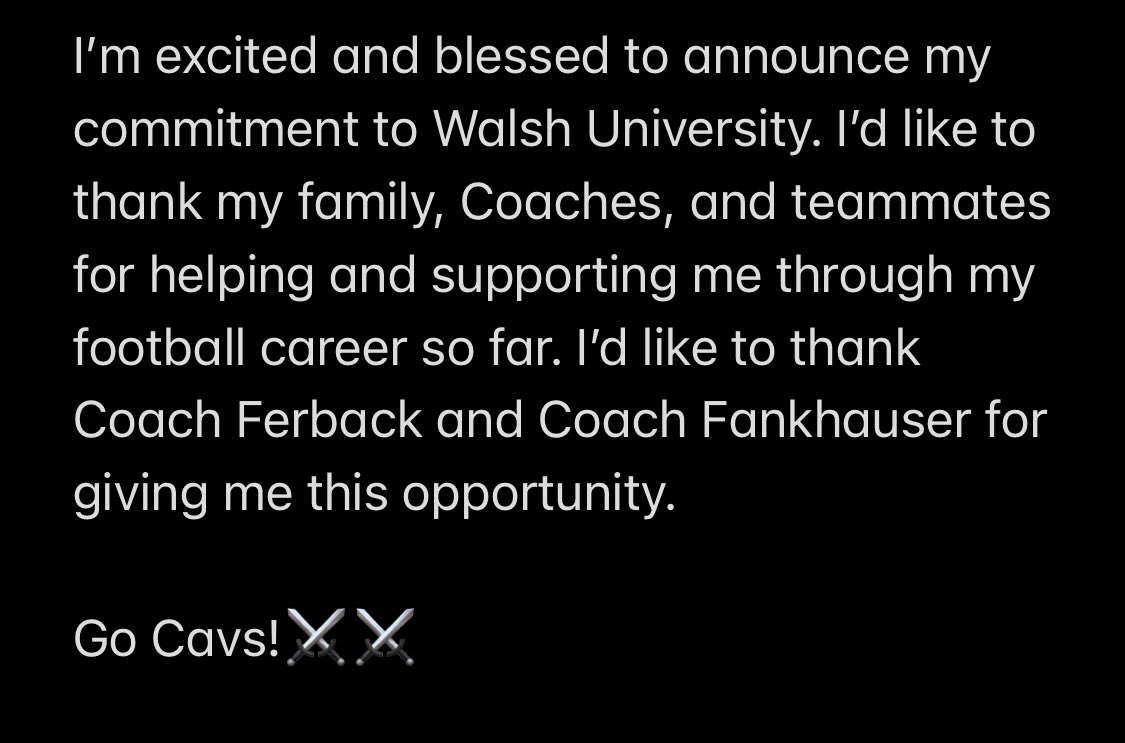 100% Committed⚔️ <a href="/CoachFank1/">John Fankhauser</a> <a href="/Coach_Ferback/">Adam Ferback</a> <a href="/coachkostelnik/">Matt K</a> <a href="/CoachLowe212/">Coach Lowe</a> #Shoremen #11as1 #WalshFootball #SwordsUp #Cavs