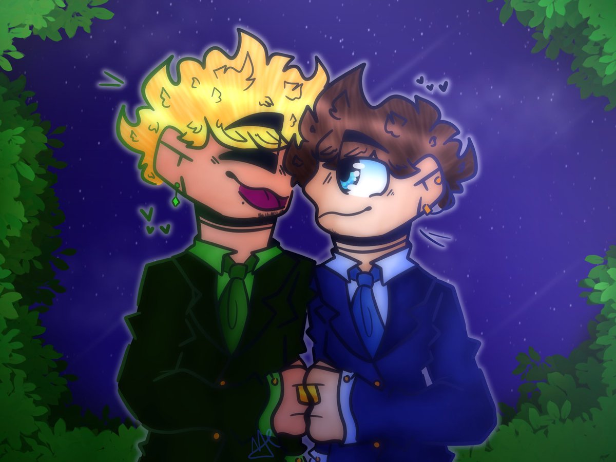 MarmBoyBlue's tweet photo. Something for my big brother and Logan! @StarBoyBlue2 @loganh0ll0w happy engagement from me again! And I just needed too draw you guys! Hope ya like it!! #art #digitalart #digital #engagement #starboyblue #logan https://t.co/QUgkKOv3BP