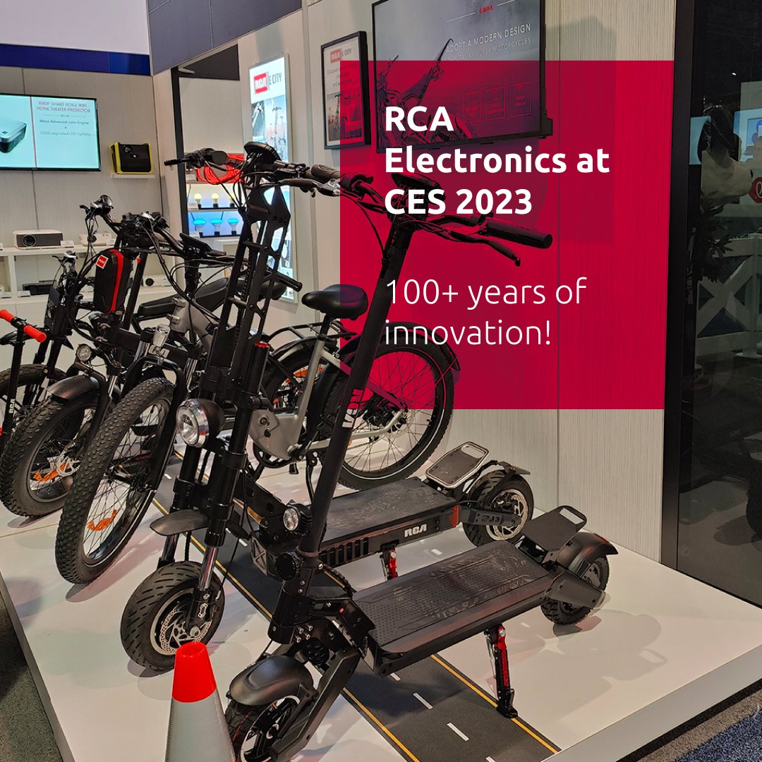 RCAbrand's tweet photo. This is just a sneak peek at the upcoming products from RCA at CES 2023. Stay tuned for more innovations &amp; product announcements! https://t.co/WLb75mTSNZ