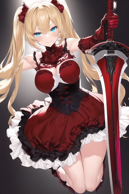 「ガンガン行くわよ!」
アーマーで出なかったのでやり直し
#AIイラスト 