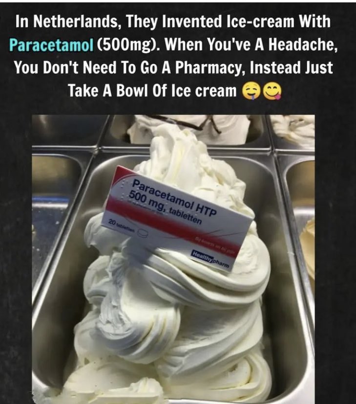 DocOnSkis's tweet photo. New question to ask in suspected paracetamol poisoning cases ...

"How many scoops of gelato was it??"

#toxicology https://t.co/Jvz8xmOi8L