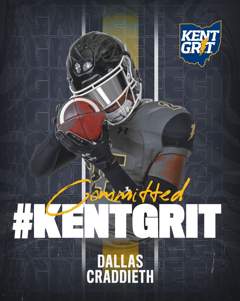 D_Cradd15's tweet photo. COMMITTED ! #KentGrit #GritEffect @CoachKenniBurns @Coach_J_Johnson @KentStFootball https://t.co/bbyzXAN7qK