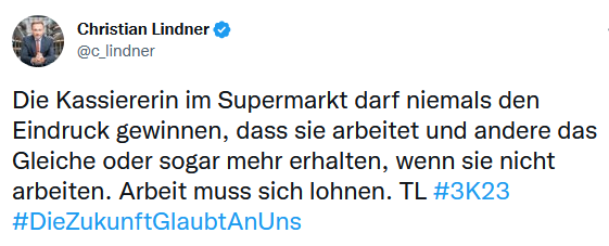 klupatwins's tweet photo. Christian Lindner POV #Buergergeld : https://t.co/LkOX3rbEGU