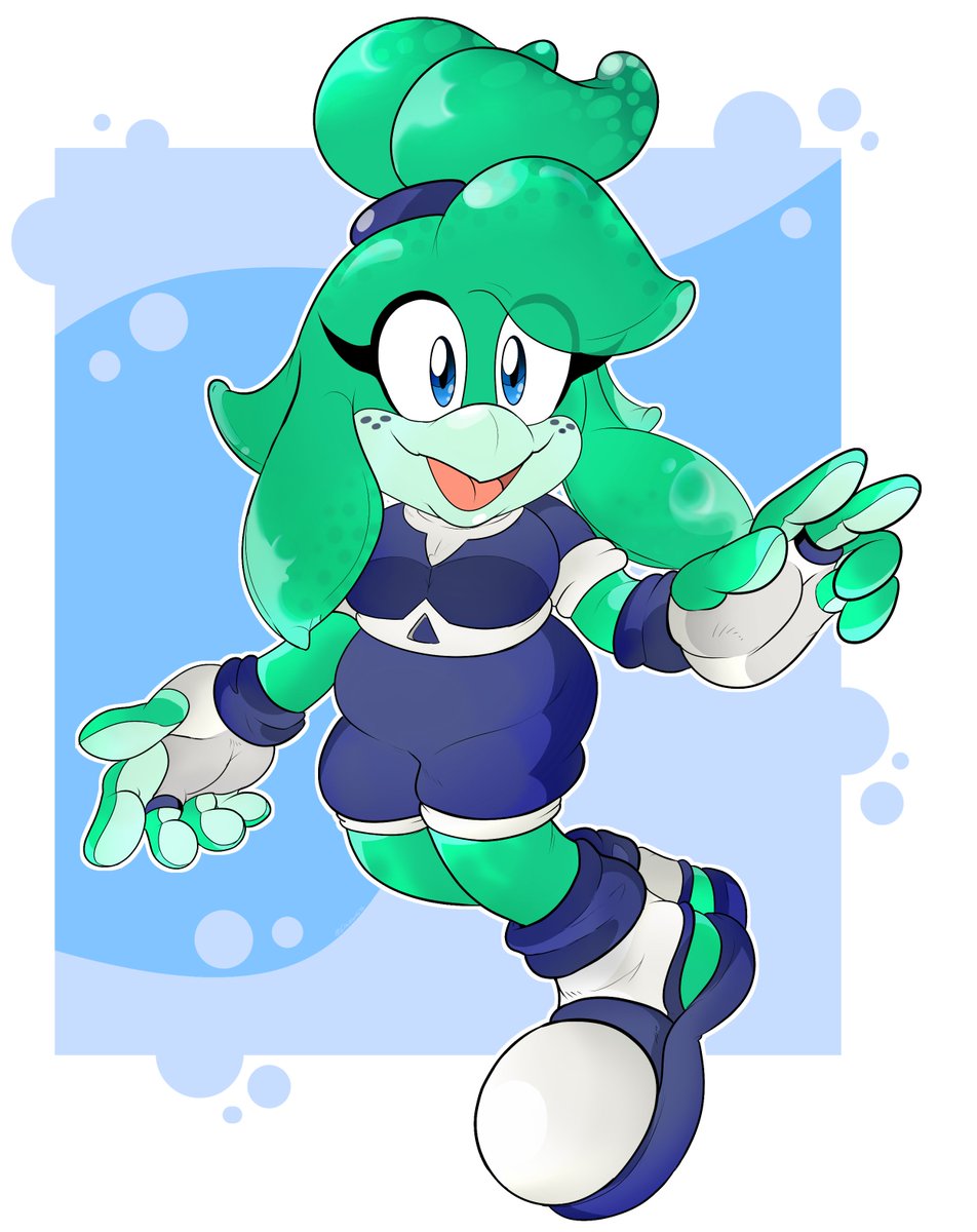 「Derya the Squid  (Commission for )#Sonic」|🌸DreMeMoToのイラスト