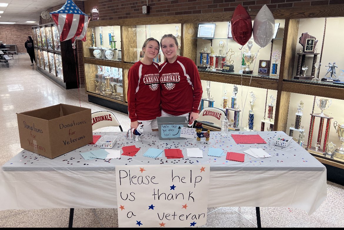 Mike Thompson (@thompsonswisdom) on Twitter photo Shoutout to Cam and Brooklyn for doing their senior project for the <a href="/chihigbb/">CHI-HI Girls Bball</a> team. Tonight these two students collected thank you cards for veterans as a sign of appreciation for their service to our great country! #ForTheCulture Shoutout to Cam and Brooklyn for doing their senior project for the <a href="/chihigbb/">CHI-HI Girls Bball</a> team. Tonight these two students collected thank you cards for veterans as a sign of appreciation for their service to our great country! #ForTheCulture