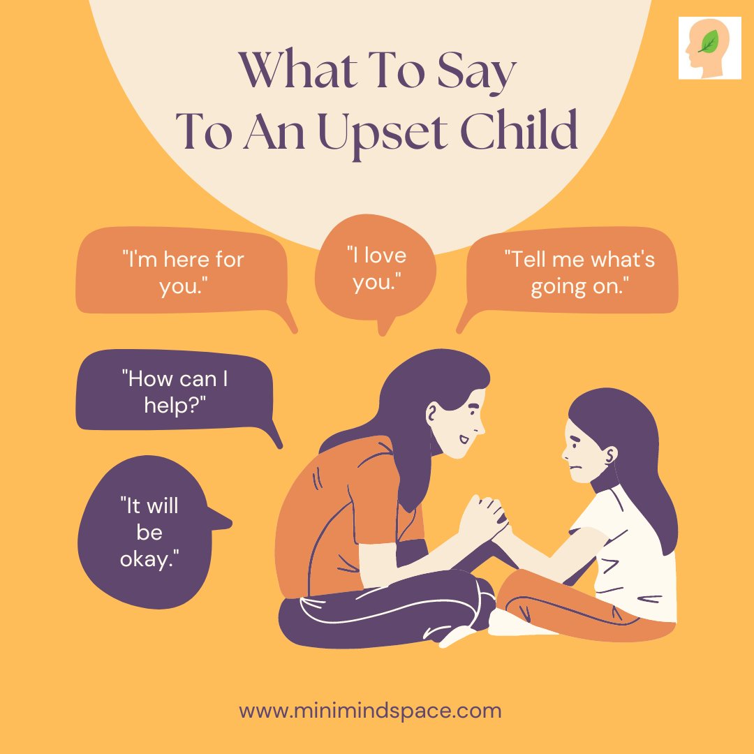 Let them know that you can help by using gentle, reassuring words. Remind them that it will be okay and encourage them to open up and tell you more. Reassure them that you are listening and that you care. 
#ParentingTips #ChildEmotions #ListenToYourChild #EmpathicListening