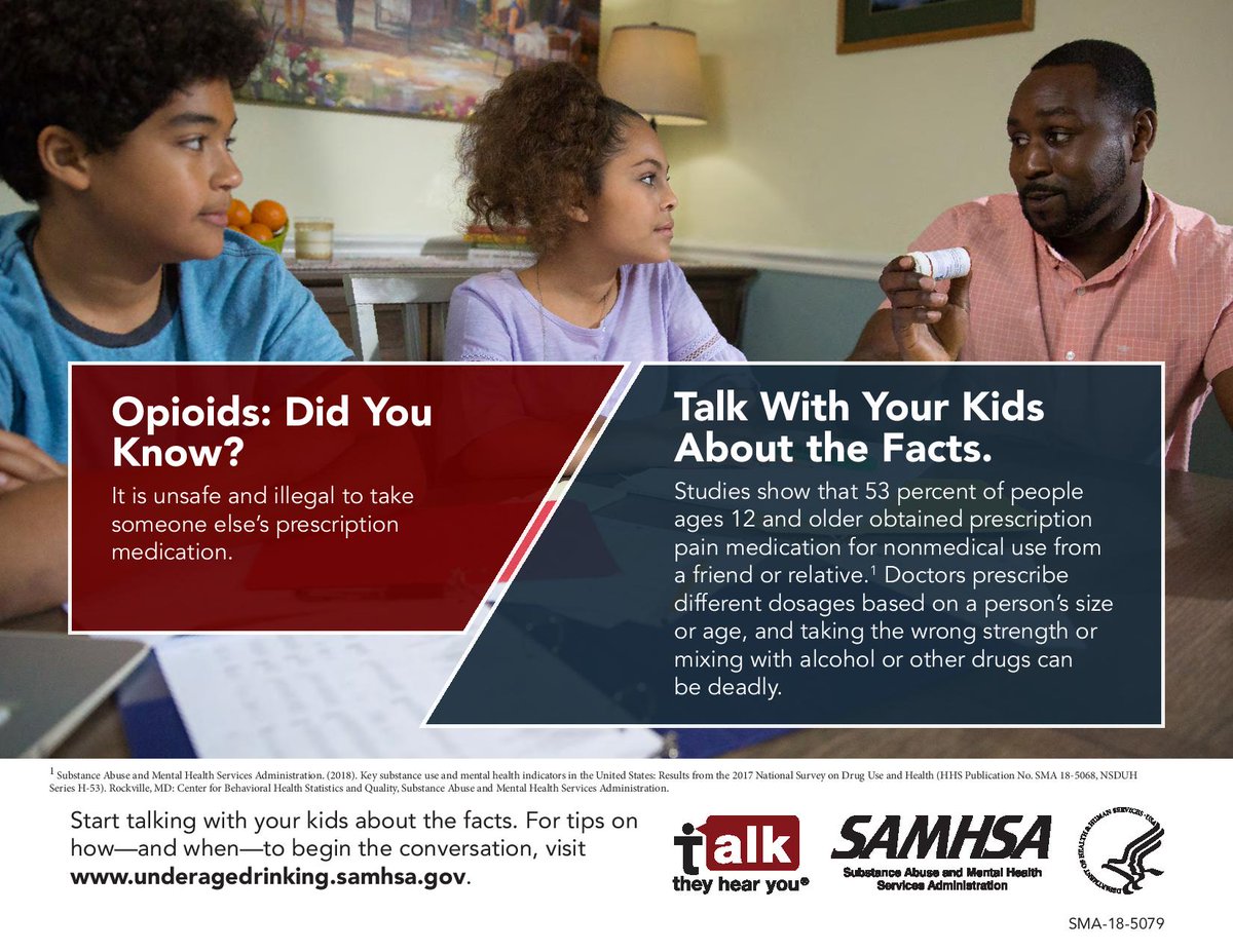 It's never too late to start having preventative conversations about substance misuse with your kids. Show them that you care for their safety and well-being, and allow them to ask questions. #Olathe #Olatheks #johnsoncountyks