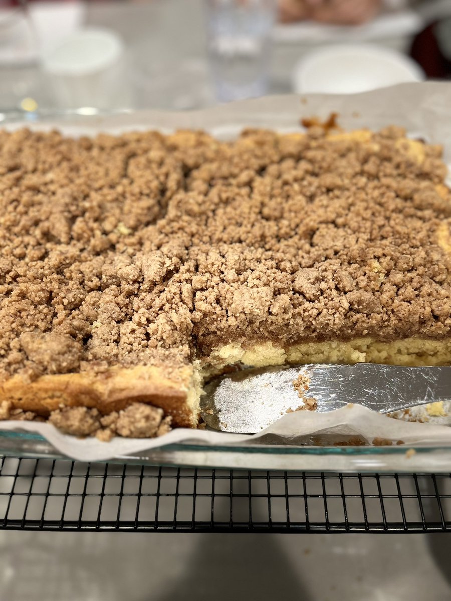 Made some homemade crumb cake. #bakingseason