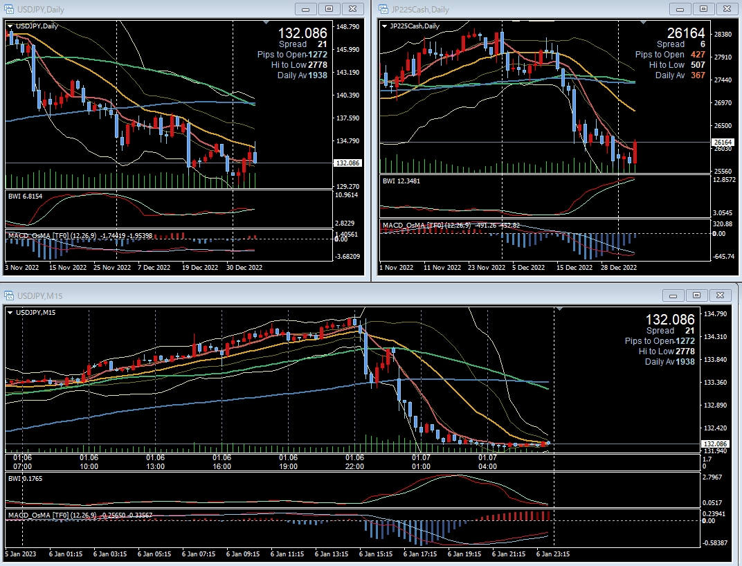 Lookin4_EDEN's tweet photo. 🇺🇸雇用統計 12月
結果 | 予想 | 前回→修正値

NFP
+223k | +200k | +263k→+256k

失業率
3.5% | 3.7% | 3.7%

ISM非製造業指数が49.6となり、インフレ鈍化→金利上昇圧力低下との受けとめでドルが急反落となった
株は上昇しているが、戻りを売るのが気楽な処か
#ChartArchive #ファンダメンタルズ https://t.co/i5KOws1RkP