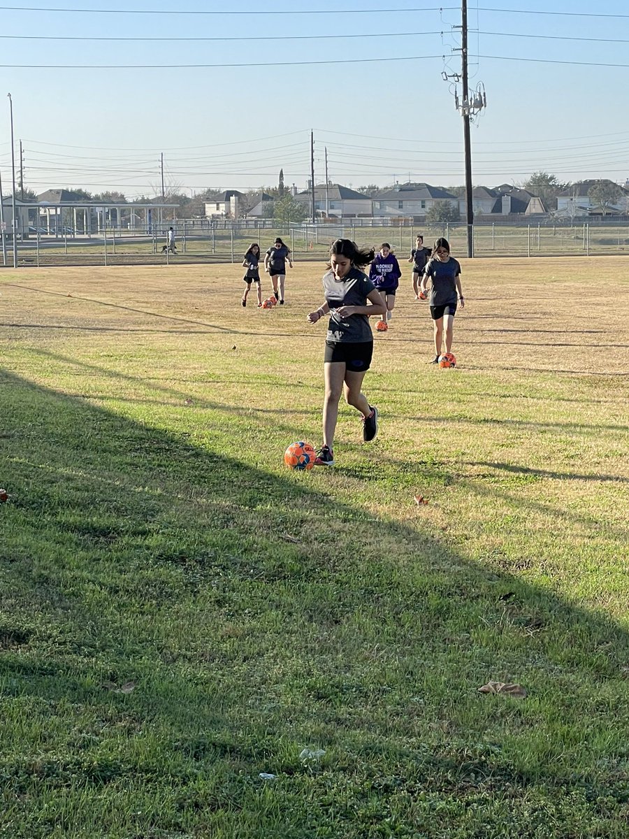 Off-season working on dribbling soccer skills. <a href="/MDJH_Panthers/">McDonald Junior High School</a> <a href="/MdjhAthletics/">MDJH_Athletics</a>