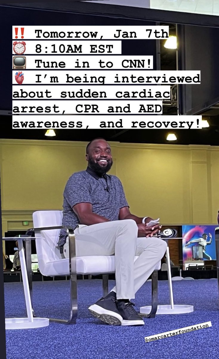 Hey Twitter family! Please check out our founder @Omarcarter21 on <a href="/CNN/">CNN</a> tomorrow morning!