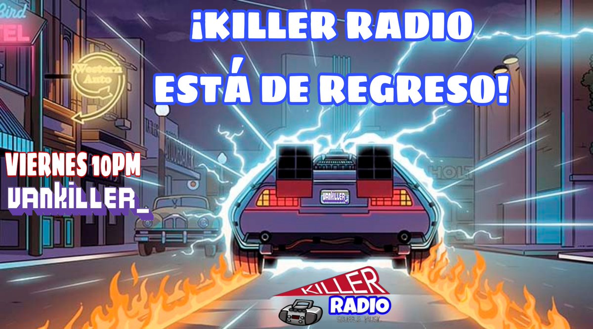 VANKILLER's tweet photo. Hoy regresa #KILLERRADIO 

¡No te lo pierdas!

10pm México

https://t.co/nITRpxI5gK

#Vankiller #Musica #twitch #radio #twitchtv #twitchstreamer #twitchstream #twitchaffiliate #musical #radiofrecuencia #viernes #fridaymood #friday #fridaynight #modoviernes #stream #streamer https://t.co/vhSqn5Uop7