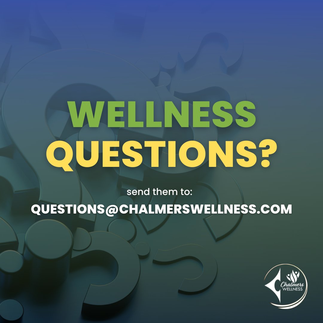 DrChalmers0177's tweet image. If you have any questions, my team and I are ready to help with our opinion! 👍 Email your questions to questions@chalmerswellness.com

#healthandwellness #wellnessquestions