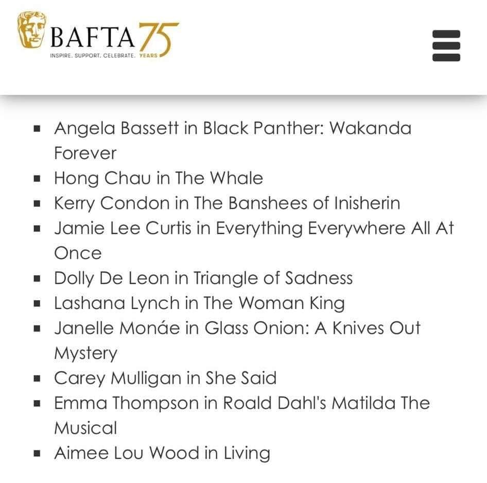 ARSNewsTweets's tweet photo. LOOK: For her performance in “Triangle of Sadness,” Filipino actress Dolly de Leon is longlisted for the Supporting Actress category at the 2023 BAFTA Film Awards.

The final six nominees will be announced on Jan. 19.

📸 BAFTA https://t.co/ZVRxCclvFw