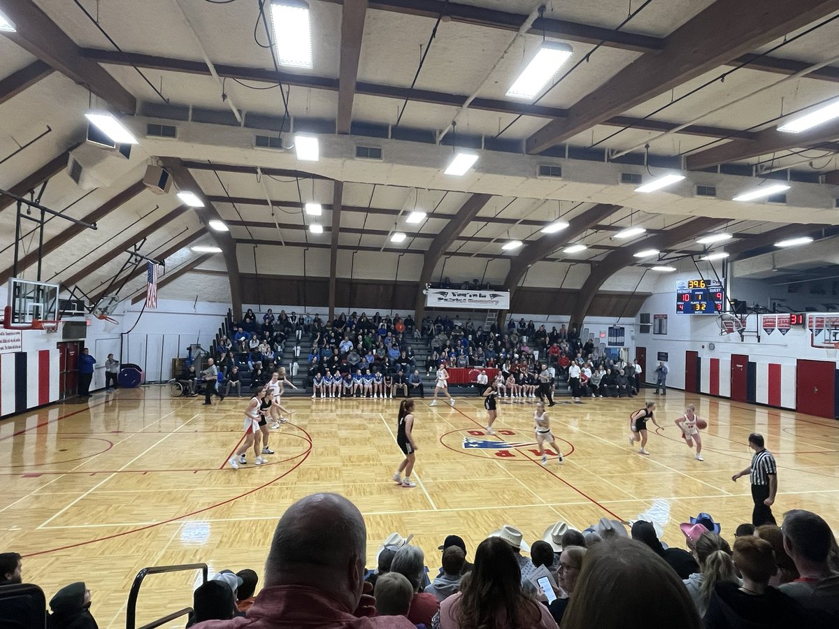 The May-Port CG Patriots and Hatton-Northwood Thunder battled it out on the court yesterday in Mayville. The Patriots came away with the win, ending the game with a score of 58-36. 
🏀🏀🏀

#basketballseason #traillcounty #comehometotraill #NorthDakota