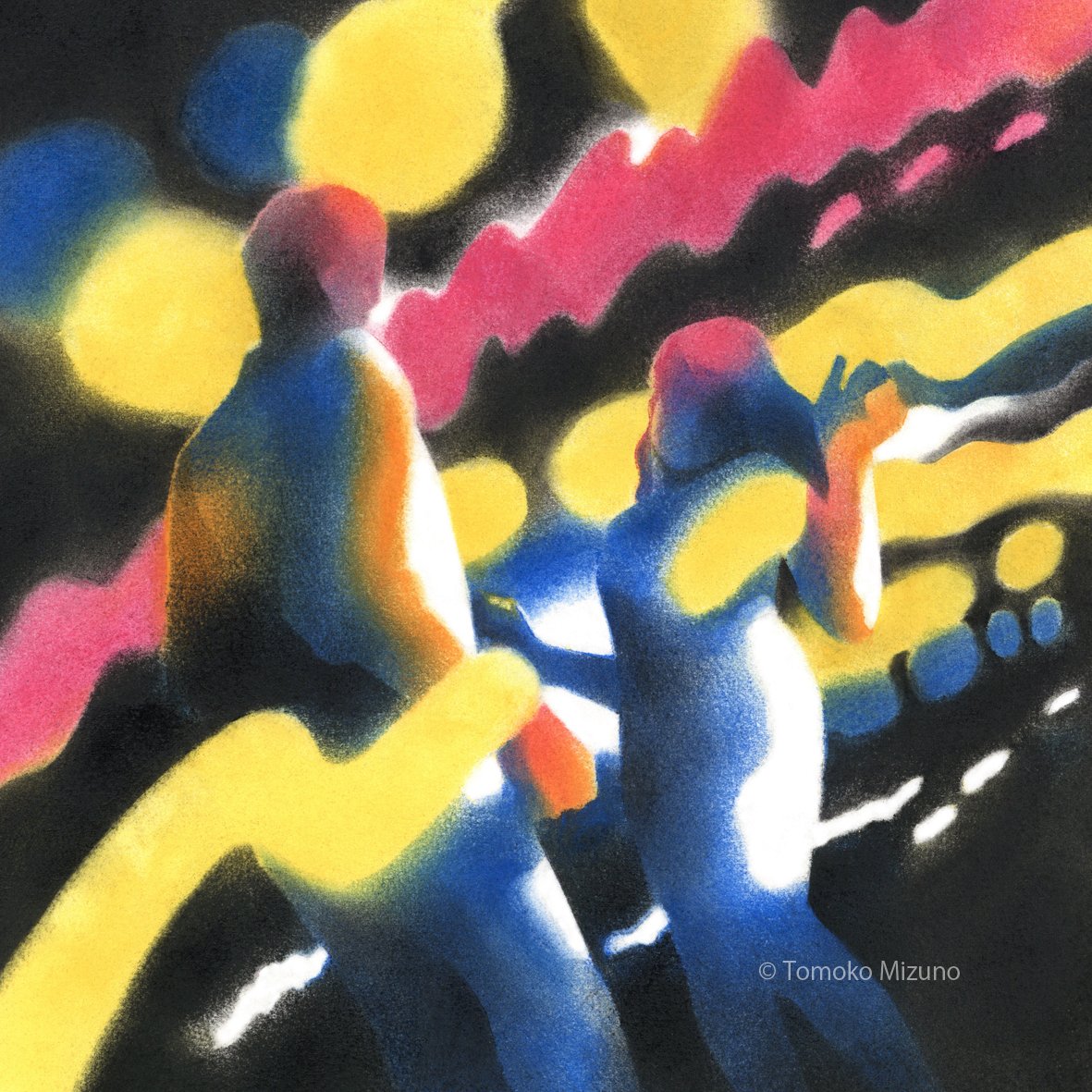 This is the cover art for @carloseiprol's first EP, which was just released to public.
Thanks so much @carloseiprol, for this wonderful opportunity!
Carlos Abrilさんの1stEPカバーアートを制作しました。楽曲から構想するお仕事は初めてでとても楽しいものでした。ありがとうございました！