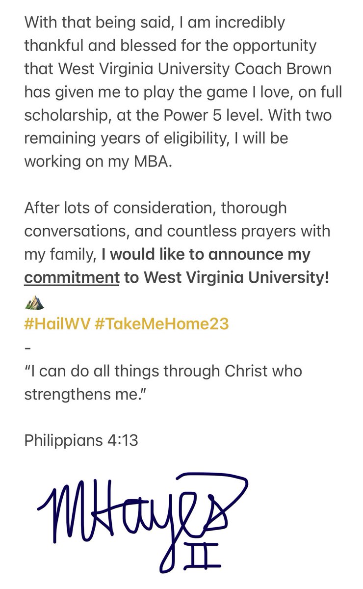 Michael Hayes tweet media