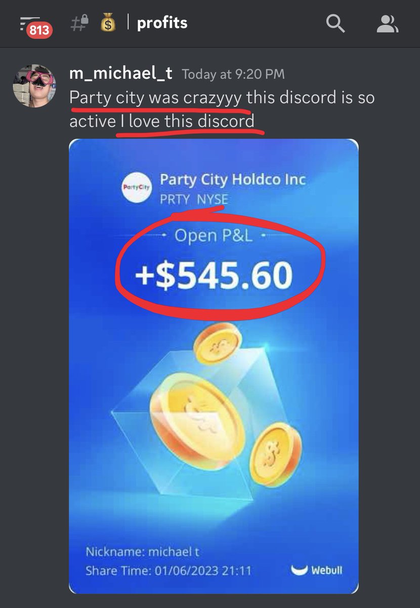 TyroneLopez_'s tweet photo. LETS GOOO! The TREND ANALYTICS discord members BANKED from my $PRTY buy alert at $0.155, now hit $0.24 in AH! 🥳🤑

You guys should come check us out, we are a SUPER active community and alert everything for FREE for EVERYONE! ❤️🫵

Join us here! <3 ‣ https://t.co/TGvsTHGo8F https://t.co/ajghmIaU4y