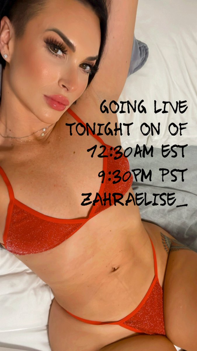 Zahraelise on Twitter: "See you Live tonight 😈"