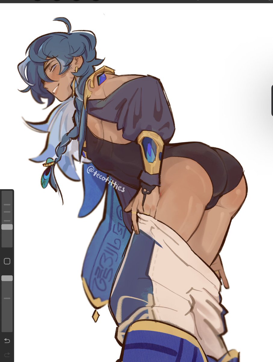 nooo kaeya don't put baggy pants on ur so sexy aha