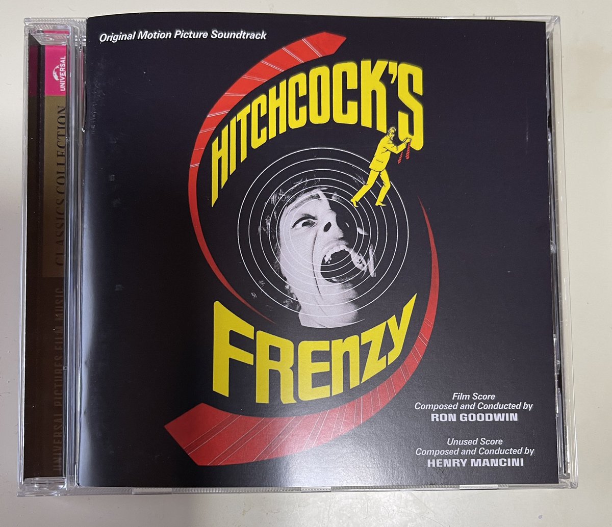 まさか「フレンジー」のサントラが出るとは思わなかった。
しかも、ヘンリー・マンシーニのボツスコア付き。
#soundtrack
＃サウンドトラック
＃サントラ
#アルフレッド・ヒッチコック
#rongoodwin
#henrymancini