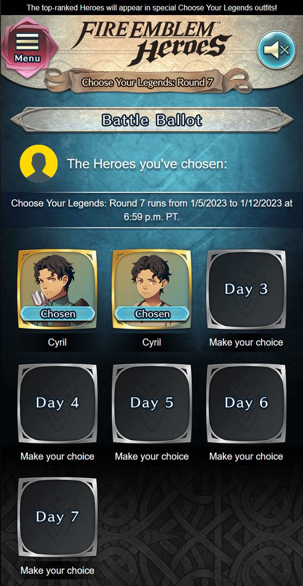 Second easiest vote of my life. #VoteCyrilCyl7