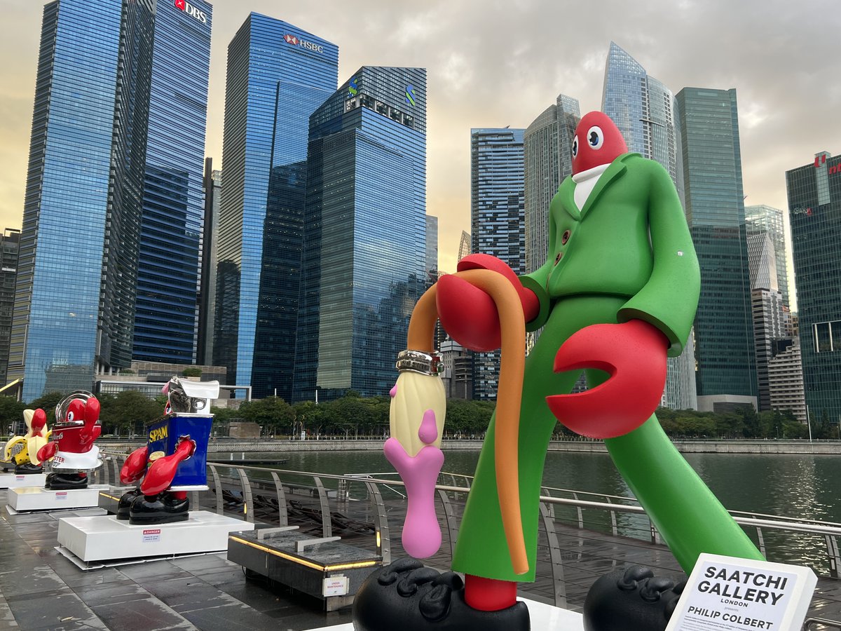 To celebrate Philip Colbert first ever art installation in Singapore🇸🇬, I have 2 <a href="/thelobstars/">The Lobstars</a> NFTs to give away on two separate post!

To qualify for Lobstar#515 giveaway :

Like and Retweet

Follow: <a href="/philipcolbert/"></a>, <a href="/thelobstars/">The Lobstars</a>, <a href="/Qinister_/">Qinister🦞⛩️🇸🇬</a>

Tag 3 friends🫂

16 Jan 11pm (GMT+8)⏰